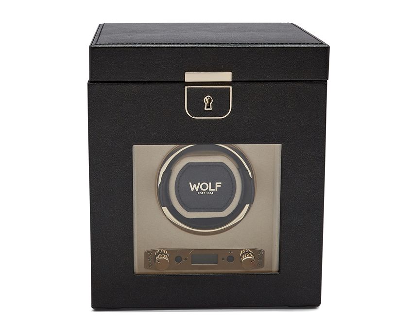 PALERMO SINGLE WATCH WINDER WITH JEWELRY STORAGE