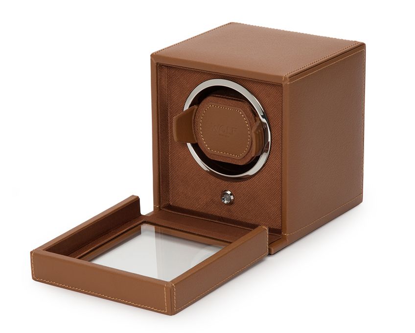 CUB SINGLE WATCH WINDER WITH COVER
