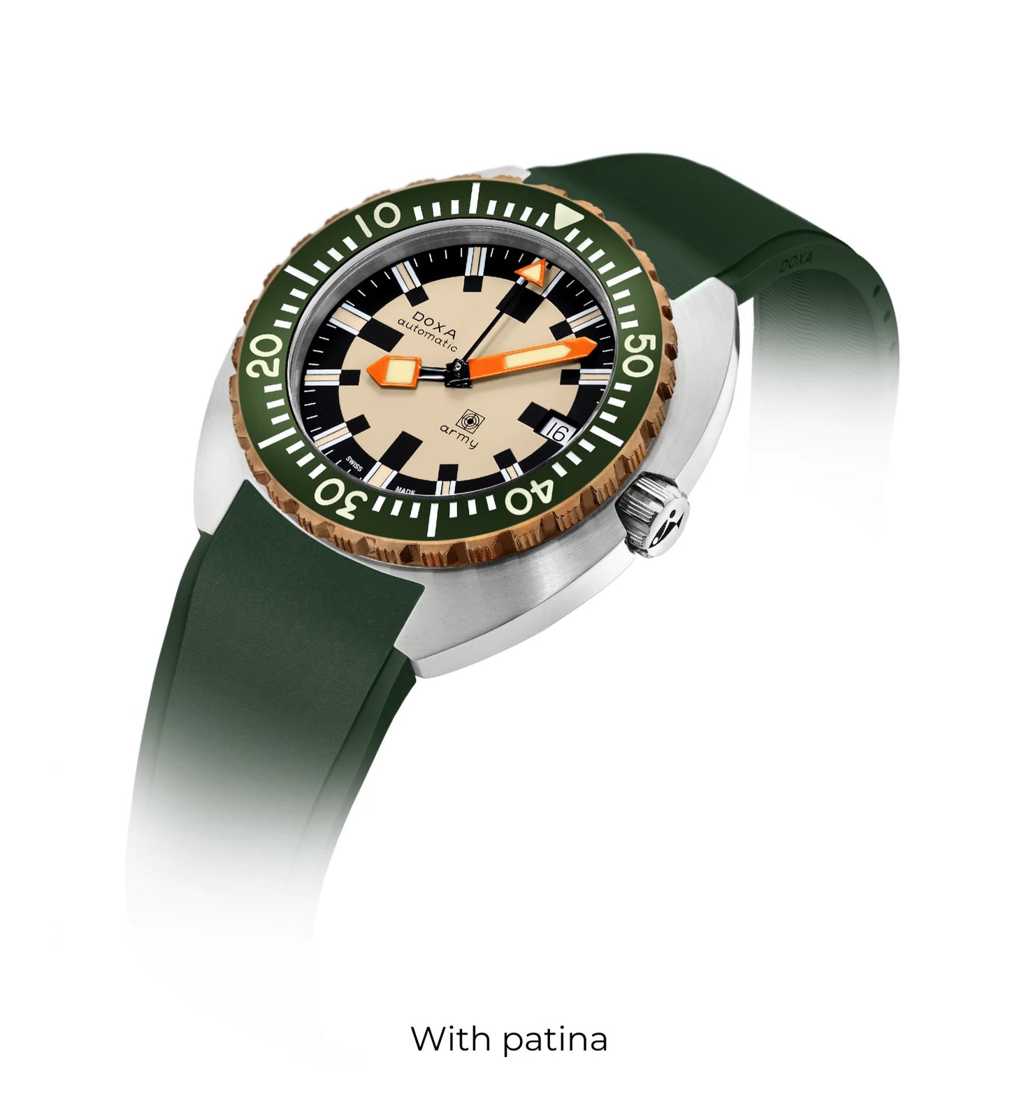 DOXA ARMY, BRONZE BEZEL