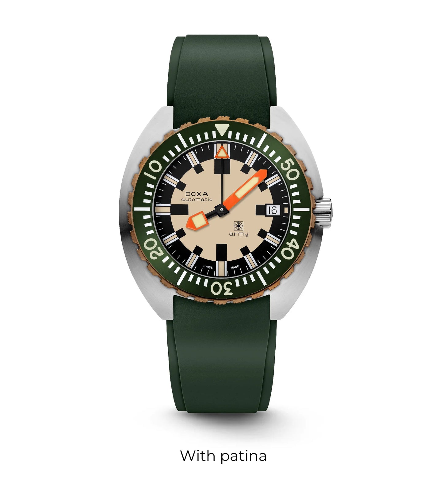 DOXA ARMY, BRONZE BEZEL