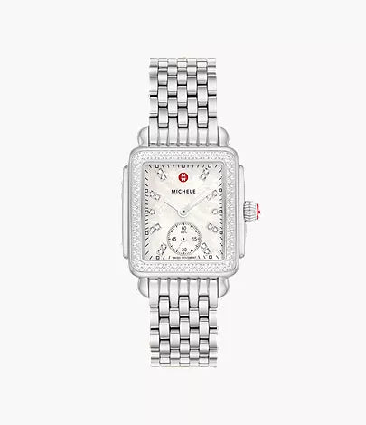 Deco Mid Stainless Steel Diamond Watch