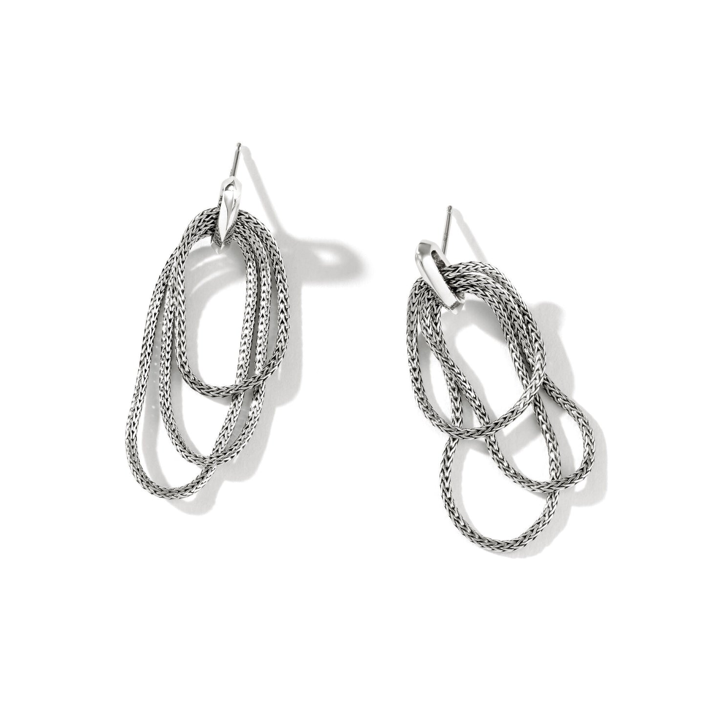 JOHN HARDY LINK DROP EARRINGS