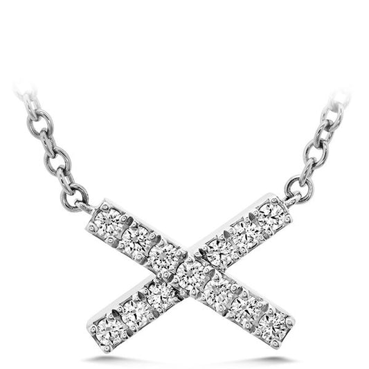CHARMED 'X' PENDANT NECKLACE