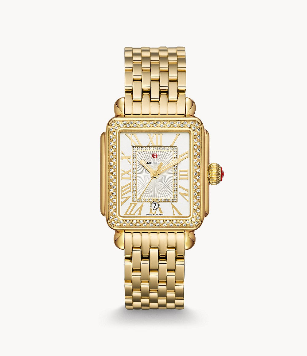 DECO MADISON GOLD DIAMOND WATCH