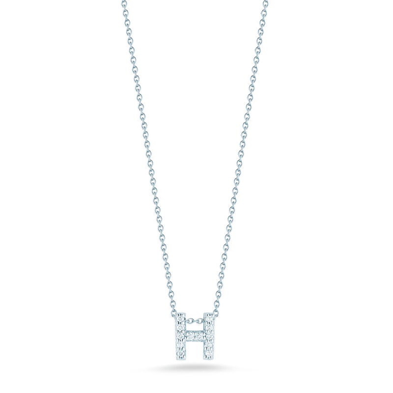 DIAMOND 'H' PENDANT