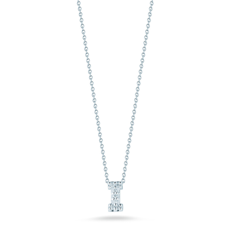 DIAMOND 'I' PENDANT