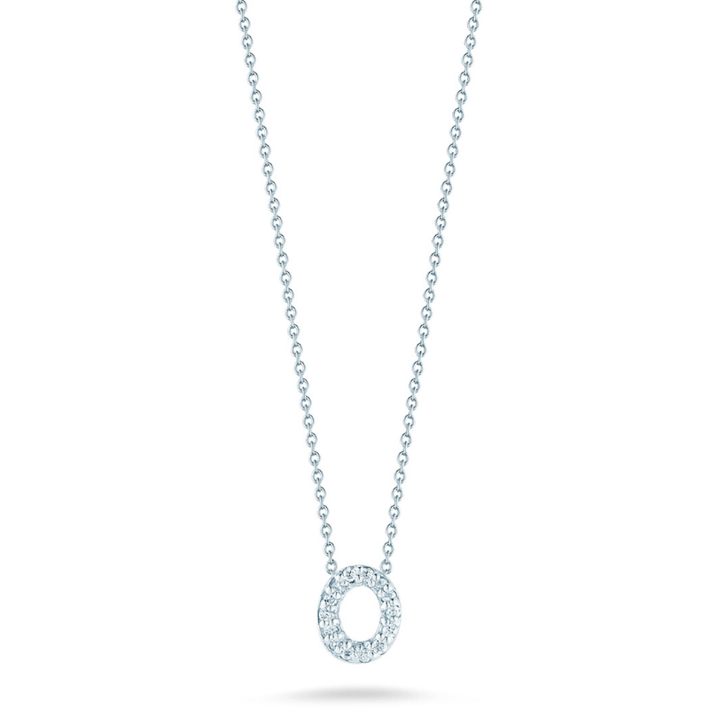 DIAMOND 'O' PENDANT