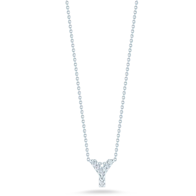 DIAMOND 'Y' PENDANT