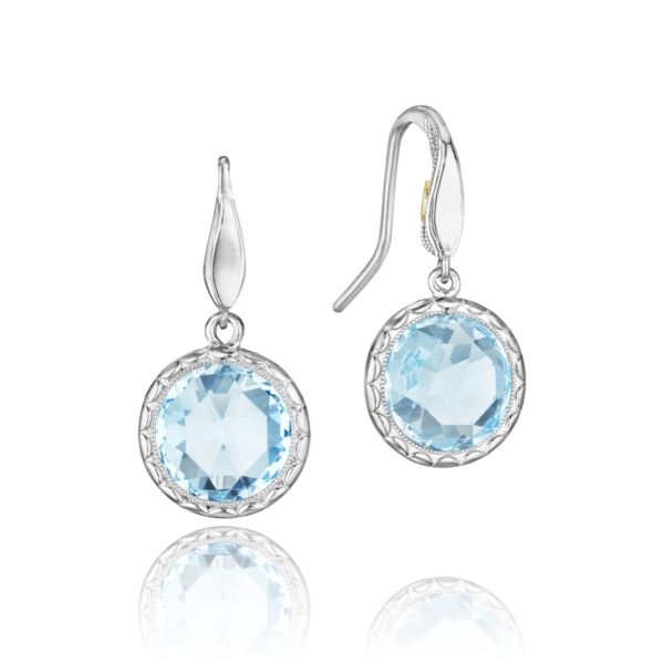 SIMPLY GEM DROP EARRINGS FEATURING SKY BLUE TOPAZ