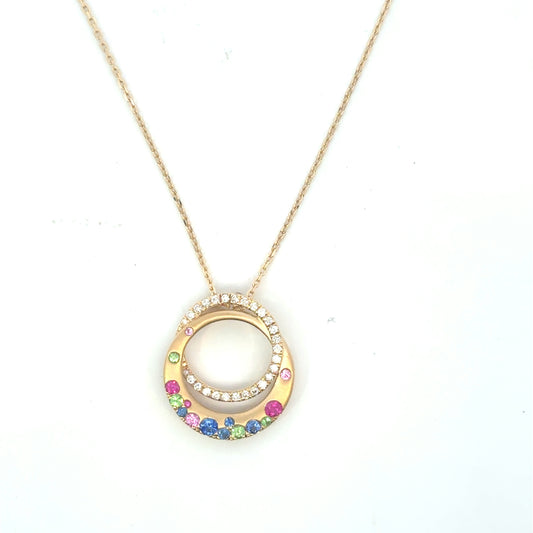ROMANCE MULTISTONE NECKLACE