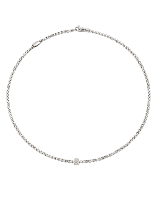 Necklace with diamond pave'