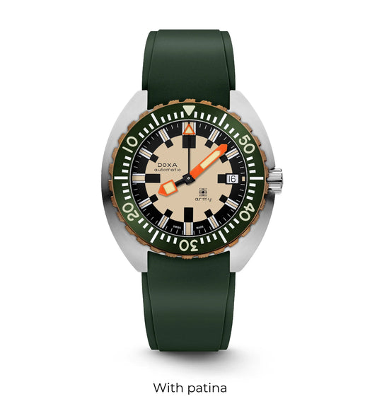 DOXA ARMY, BRONZE BEZEL