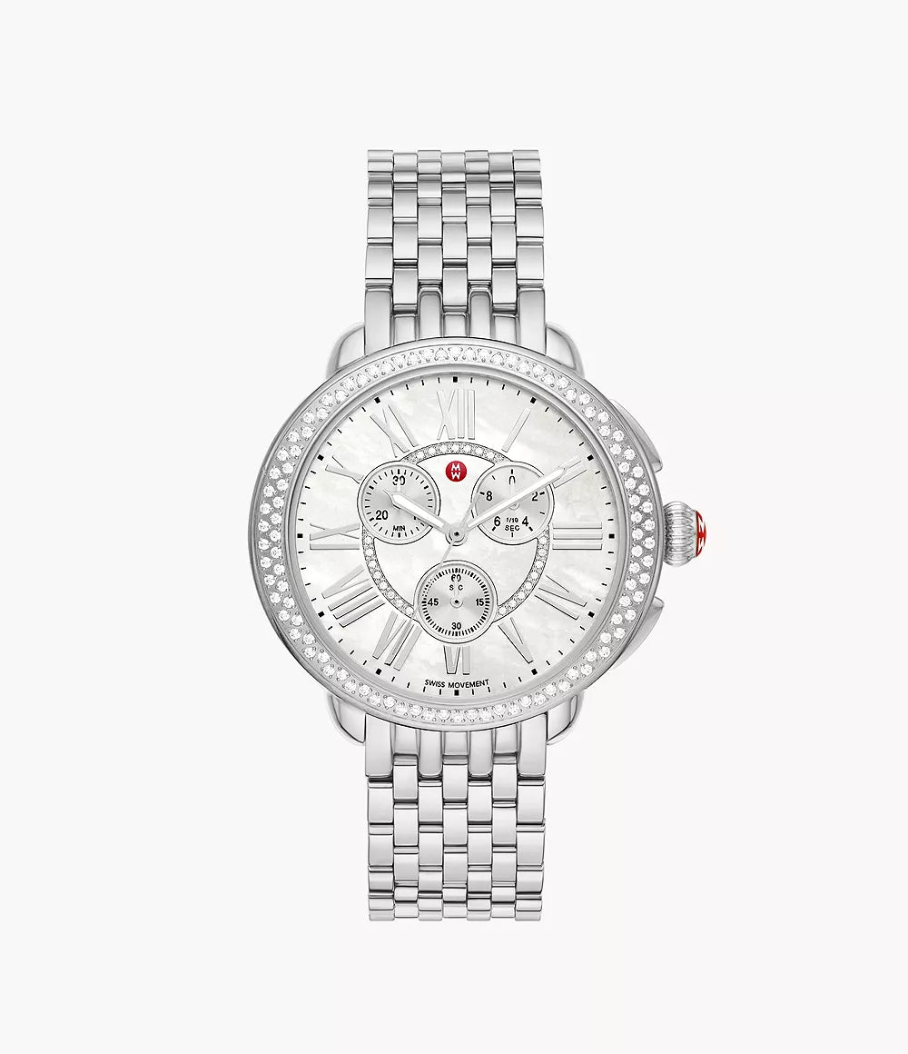 Serein Stainless Steel Diamond Watch