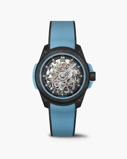 WILD ONE SKELETON 39MM SKY BLUE