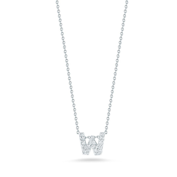 DIAMOND 'W' PENDANT