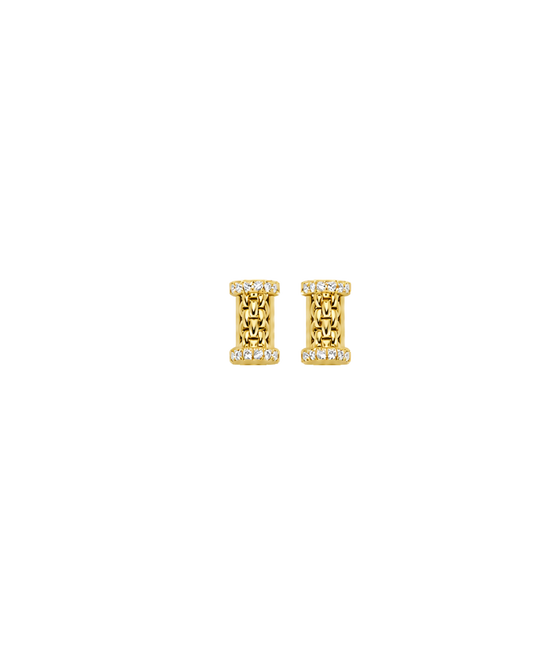 Stud earrings with diamonds