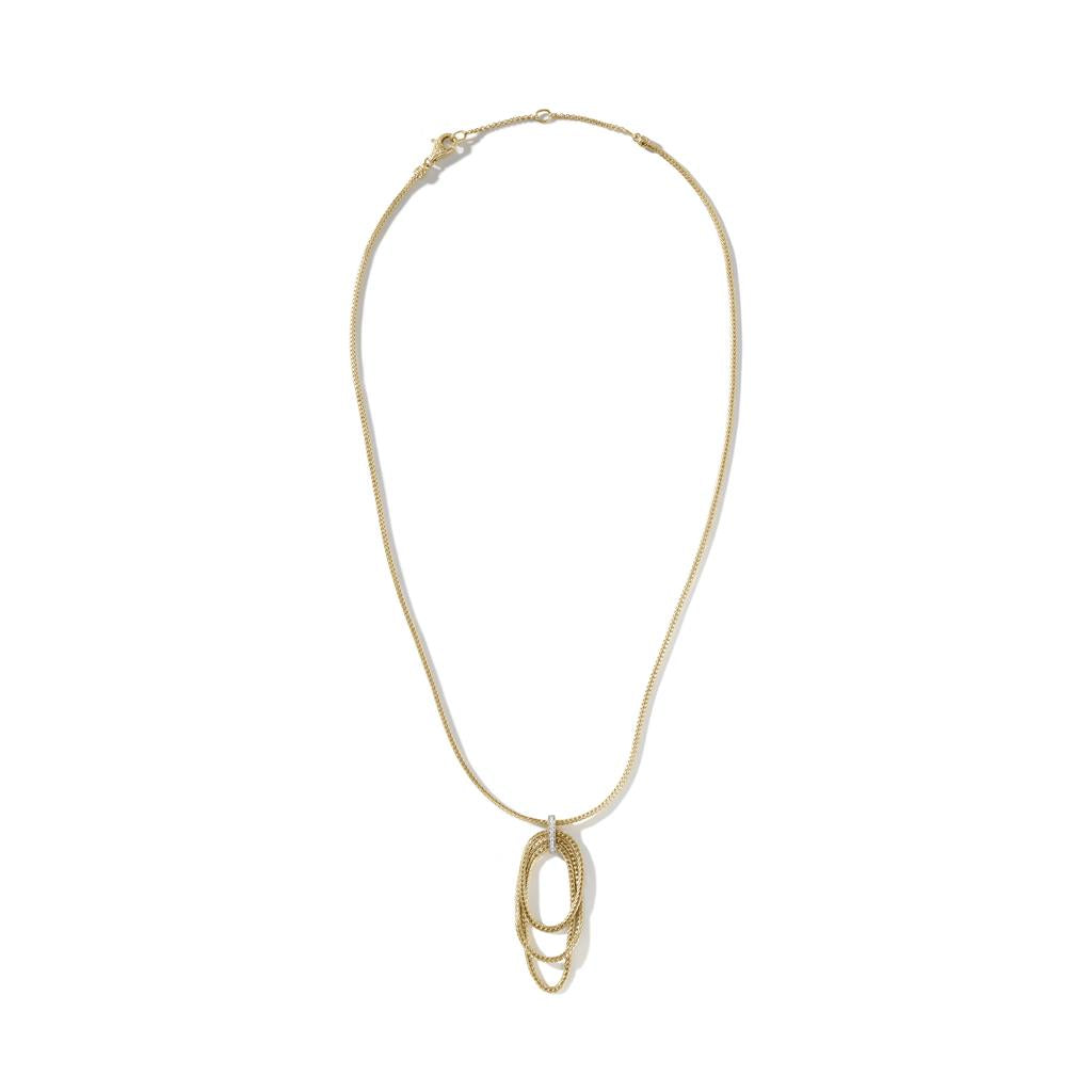 JOHN HARDY DIA-PAVE CLASSIC-CHAIN NECKLACE