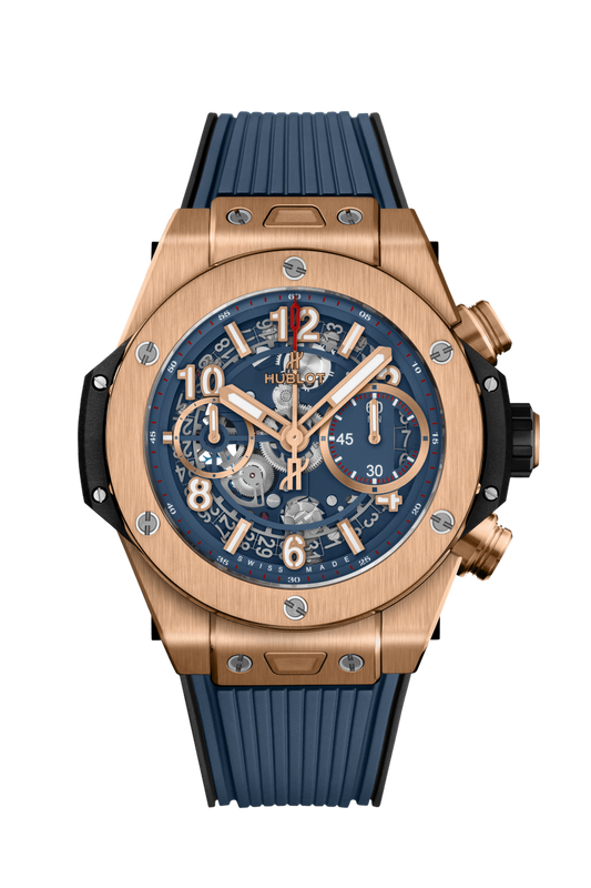 BIG BANK UNICO - KING GOLD BLUE - 42MM
