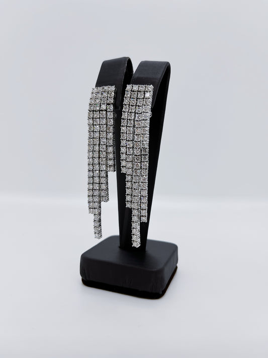 ROMANCE DIAMOND EARRINGS - 8.95CTW