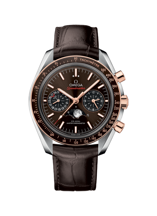 BROWN SPEEDMASTER MOONPHASE CO‑AXIAL MASTER CHRONOMETER MOONPHASE CHRONOGRAPH 44.25 MM