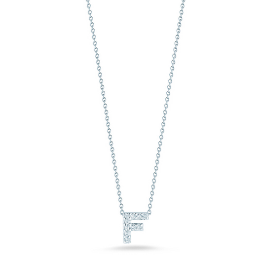 DIAMOND 'F' PENDANT