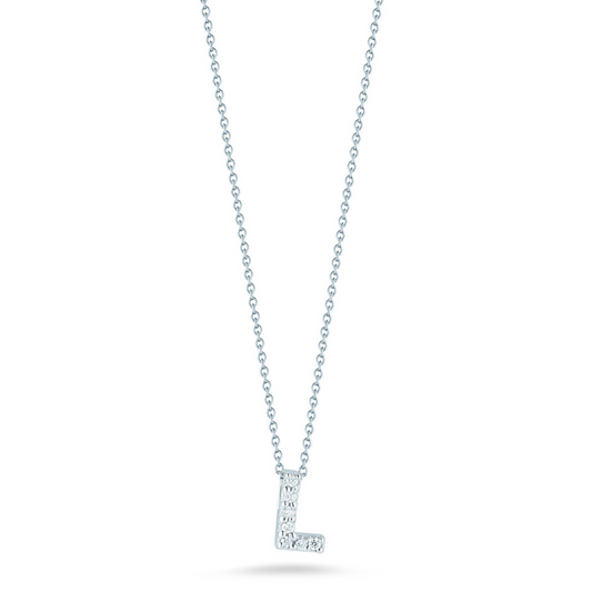 DIAMOND 'L' PENDANT