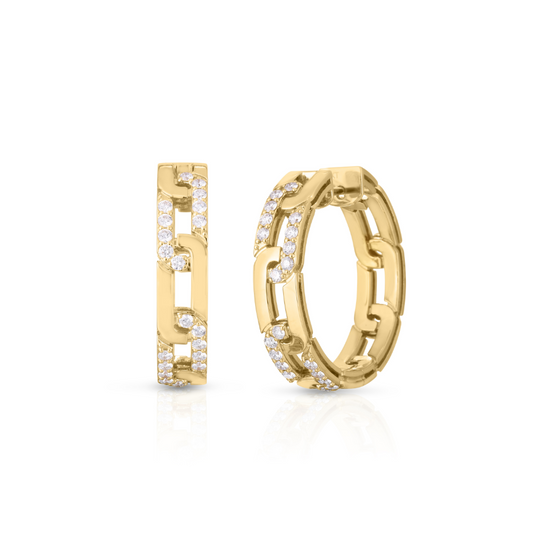 NAVARRA SLIM HOOP EARRINGS