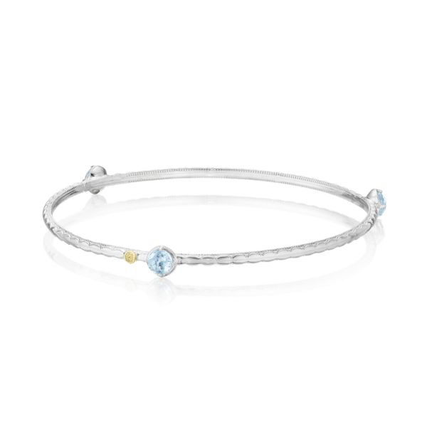 COLOR POP TRIO BANGLE FEATURING SKY BLUE TOPAZ