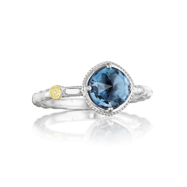 SIMPLY GEM RING FEATURING LONDON BLUE TOPAZ